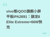 vivo��iQOO�콢С��ƽ��iPA2691������8 Elite Extreme+66W���