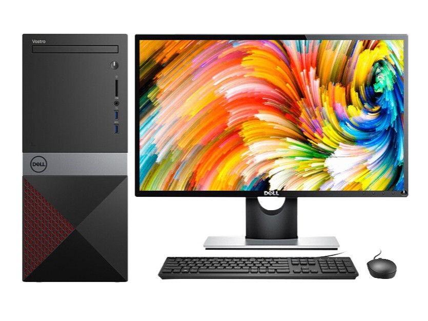 戴尔(dell) 成铭 3980MT(G5400/4GB/500G/集显/21.5LCD)