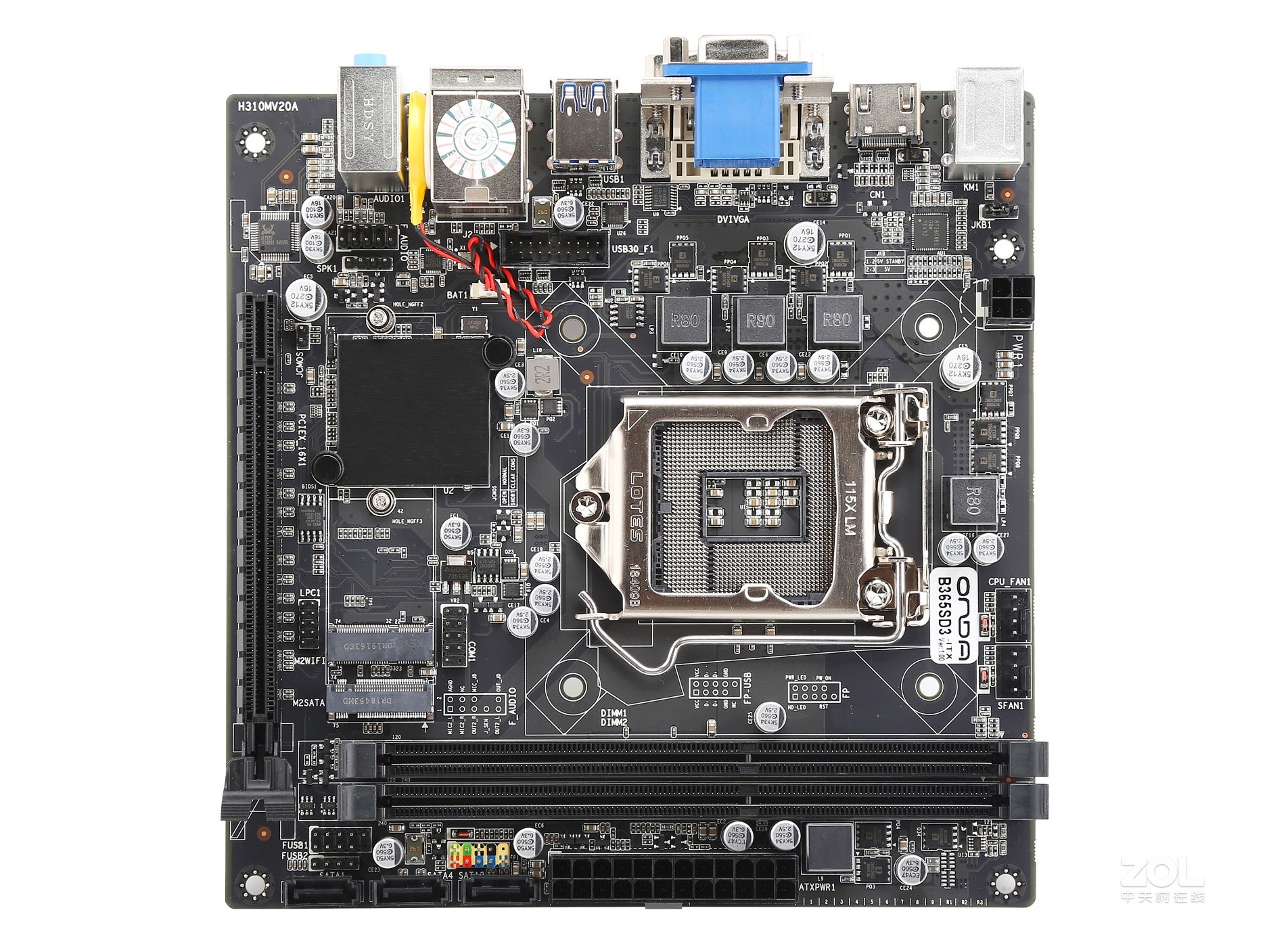 昂达(onda) B365SD3-ITX