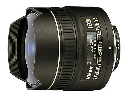 尼康(nikon) AF DX 鱼眼尼克尔 10.5mm f/2.8G ED