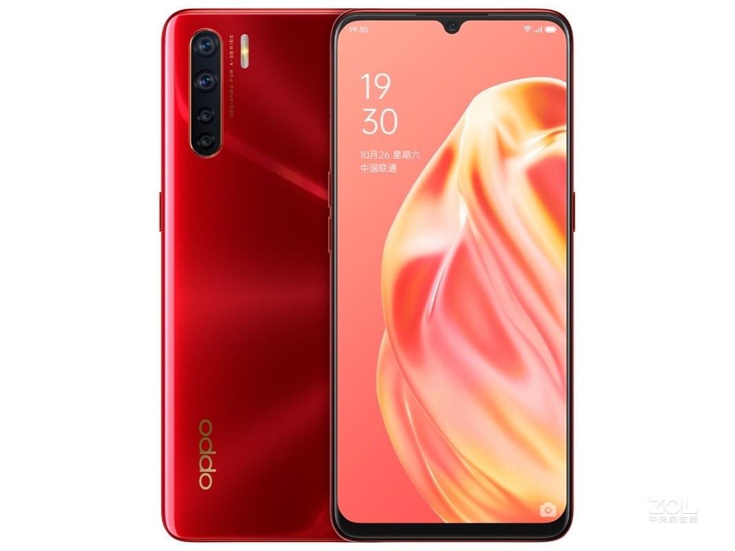 OPPO A91 8GB+128GB 摩登明红