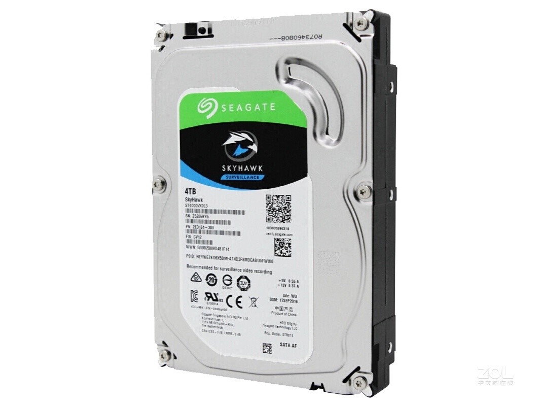ϣ ӥSkyHawk 4TB 256MB SATA3 ͹İ棨ST4000VX013) 