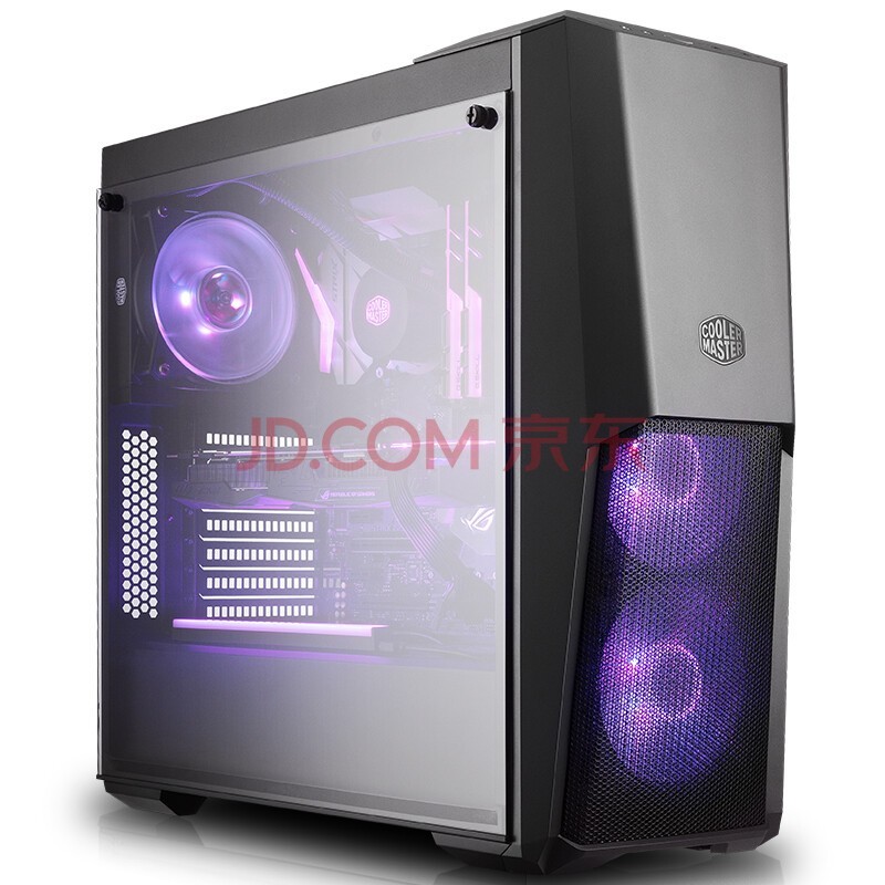 酷冷至尊(CoolerMaster)MB500 毁灭者Ⅲ钢化玻璃RGB版 中塔机箱(ATX主板/长显卡/同步4大板商RGB灯效)