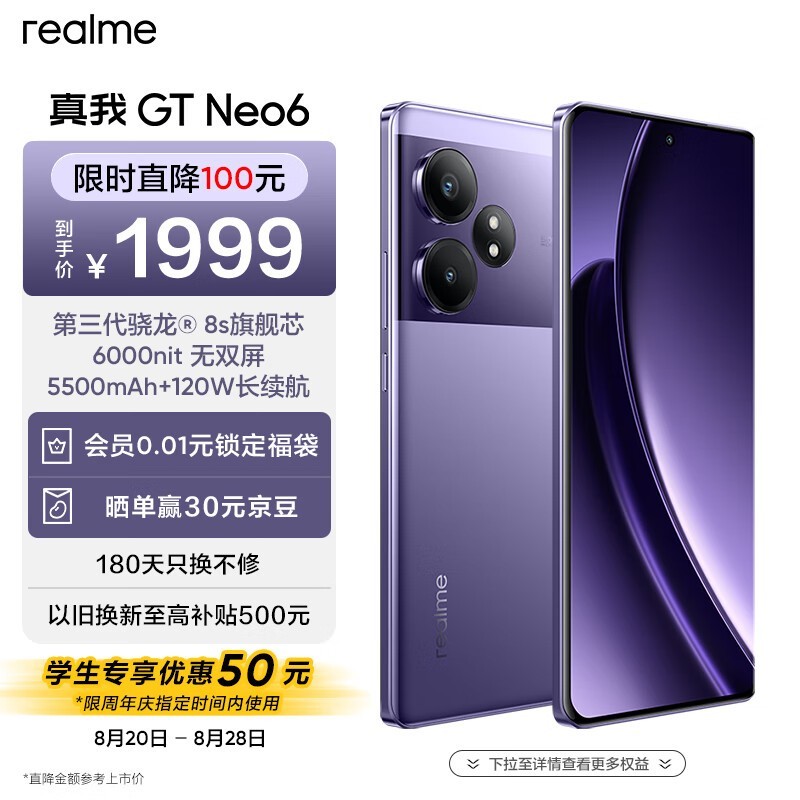  GT Neo6(12GB/256GB)