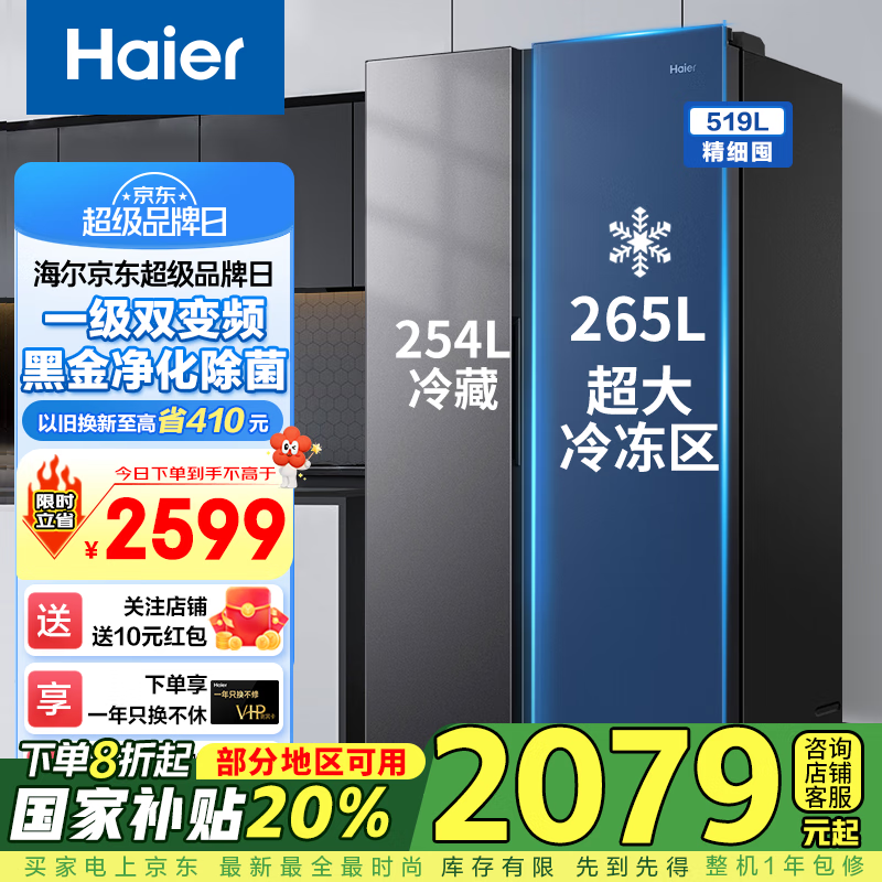 Haier BCD-519WLHSSEDX9Ż