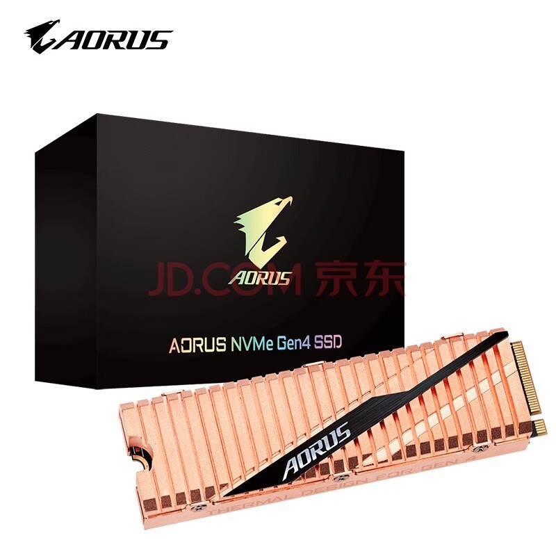 ΣGIGABYTESSD̬Ӳ M.2 2280 PCIe4.0 NVMeЭGen4  AORUS NVMe Gen4 SSD 2TB