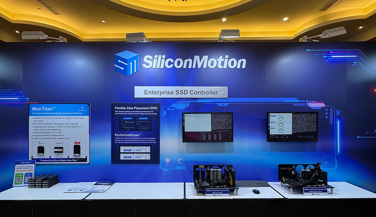 2025 COMPUTEX������ЯSM2504XT����Ʒ����ڹ��AI�洢�¸߶�