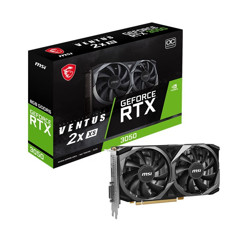 ΢ GeForce RTX 3050 VENTUS 2X 6G OC ƵԿ1199Ԫ