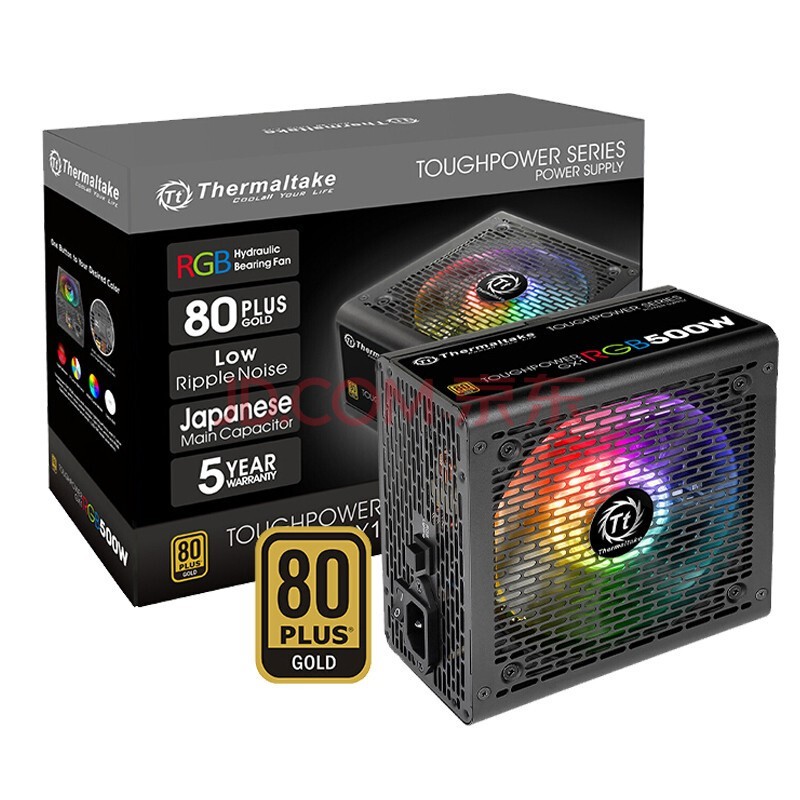 ThermaltakeTt500W Toughpower GX1 RGB 500 ԵԴ80PLUS/256ɫЧ/ϵ/¿أ