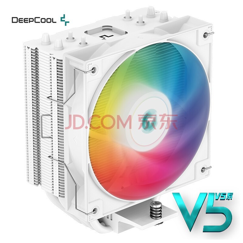 ݷDEEPCOOL400V5ARGBɫCPUɢ(׻4ȹ/òARGB/Ƶ220W/֧12/13/AM4/AM5