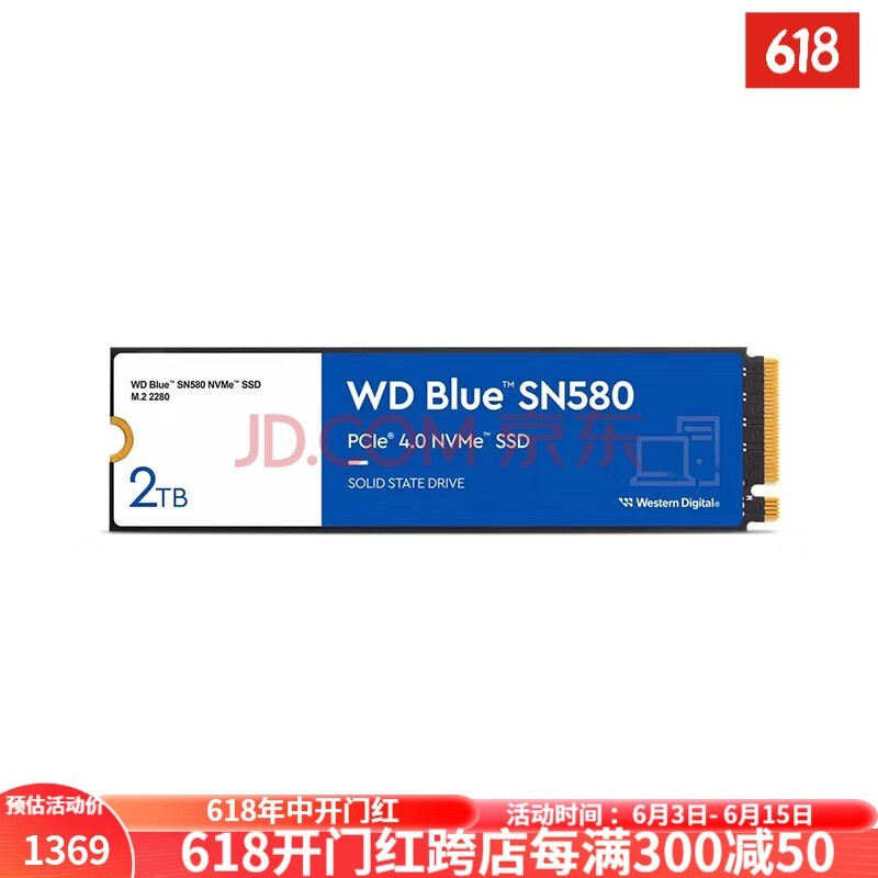 ݣWD SN580 SSD SN580 NVMe? ̬Ӳ4150MB/s Ʒ 250GB