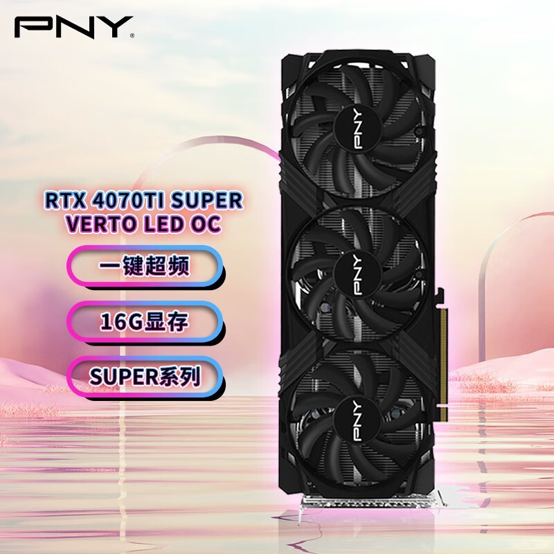 PNY GeForce RTX 4070 Ti SUPER 16GB VERTO LED OC