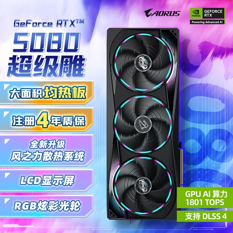  AORUS GeForce RTX 5080 MASTER 16G