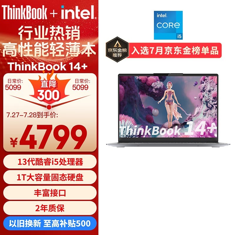 ThinkBook 14+ 2023 (i5 13500H/16GB/1TB/)