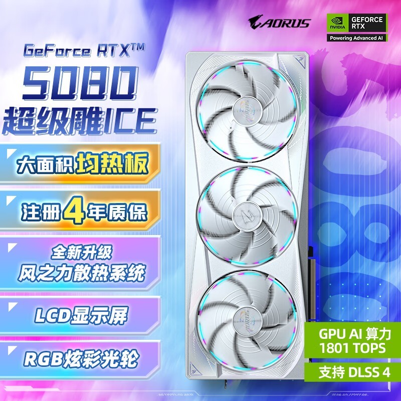  AORUS GeForce RTX 5080 MASTER ICE 16G