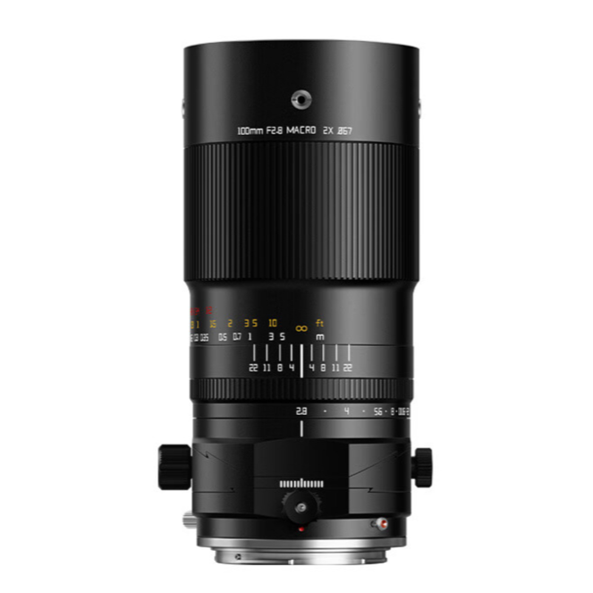 TTArtisan（铭匠光学） T&S 100mm F2.8 Macro 2X（移轴微距镜头） 佳能RF卡口 黑色