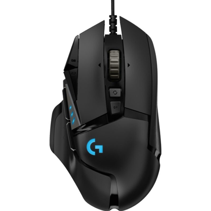 罗技 logitech G502 HERO 主宰者 有线鼠标 25600DPI RGB