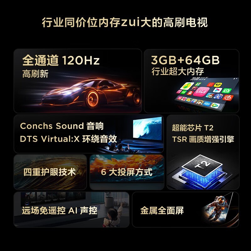 TCL65V8HPro-J65Ӣ4K120Hzˢ1592Ԫ