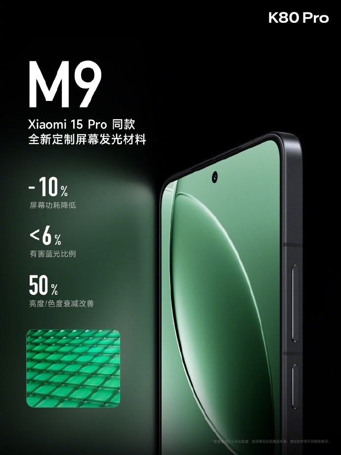 REDMI K80ϵд2KĻС15ͬM9