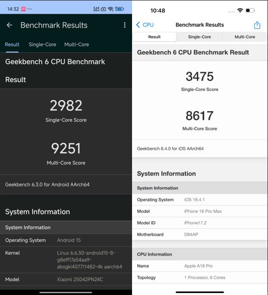 ����O1�ֱܷȼ�A18 Pro��ʵ�ʵ���Ϸ���鵽����Σ�