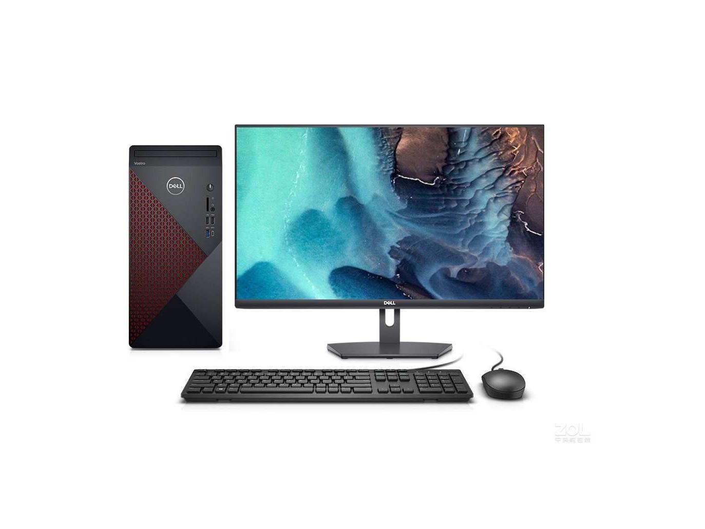 戴尔(dell) 成就 5890 成就 5890(i5 11400F/16GB/256GB+1TB/RX640/27LCD)