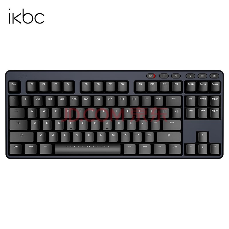 ikbc S200/S300 机械键盘蓝牙键盘笔记本ipad便携办公键盘 S200 黑色 有线 红轴