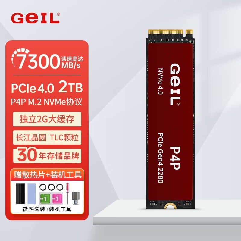 【手慢无】金邦P4P 2TB固态硬盘到手价787元 还包邮