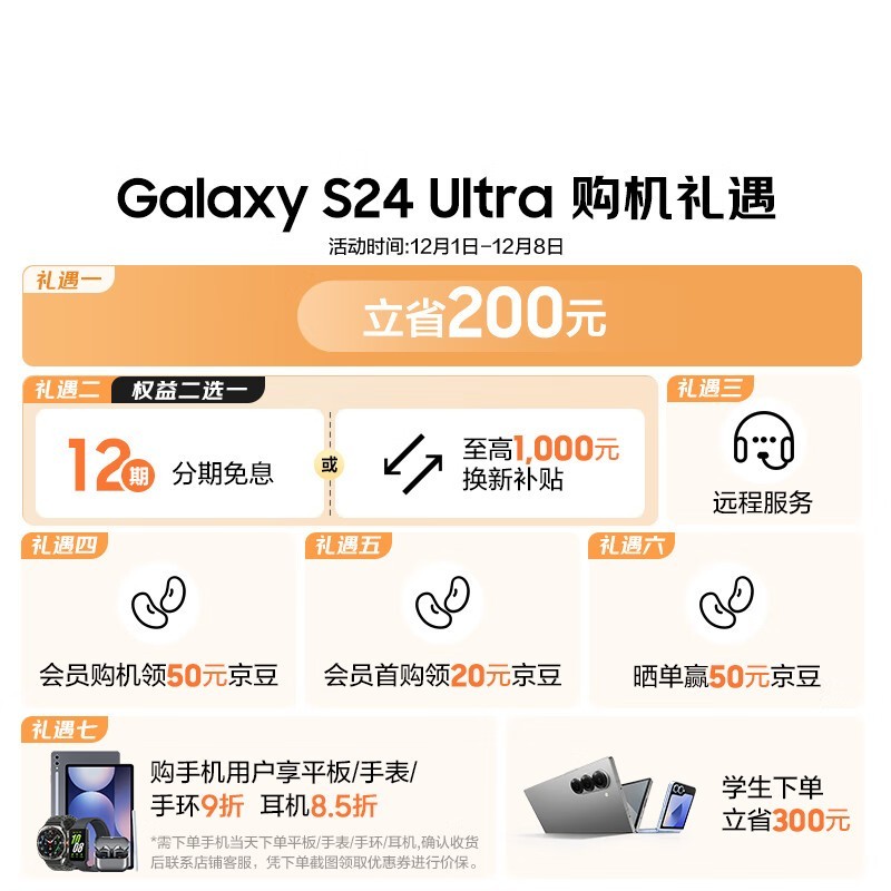 SAMSUNG Galaxy S24 Ultra 5G Żݼ7580Ԫ