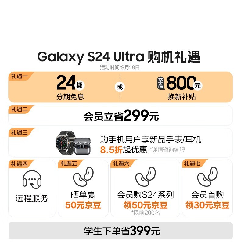 ޡƷ Galaxy S24 Ultra 5Gֻּ10164Ԫ