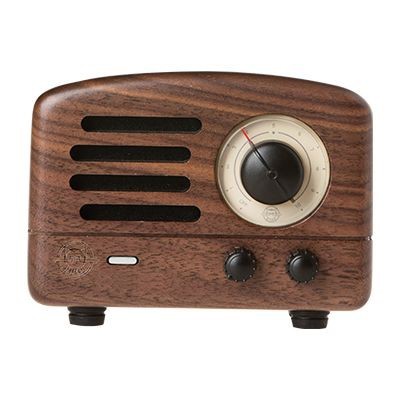 猫王音响小王子胡桃木Mini复古便携蓝牙音箱