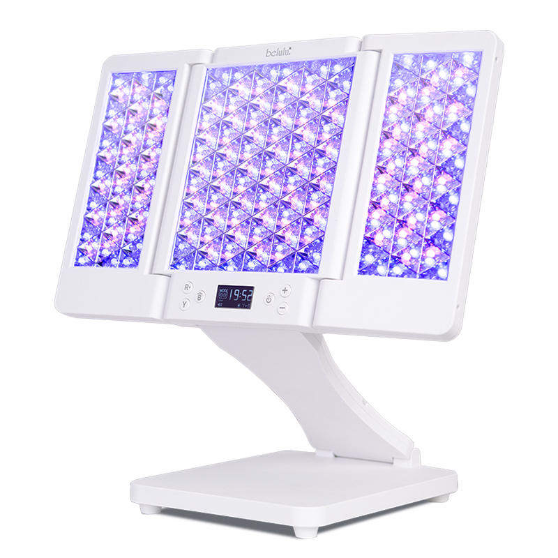 belulu 日本belulu大排灯美容仪祛痘美白红蓝光子嫩肤家用LED抗皱光谱仪