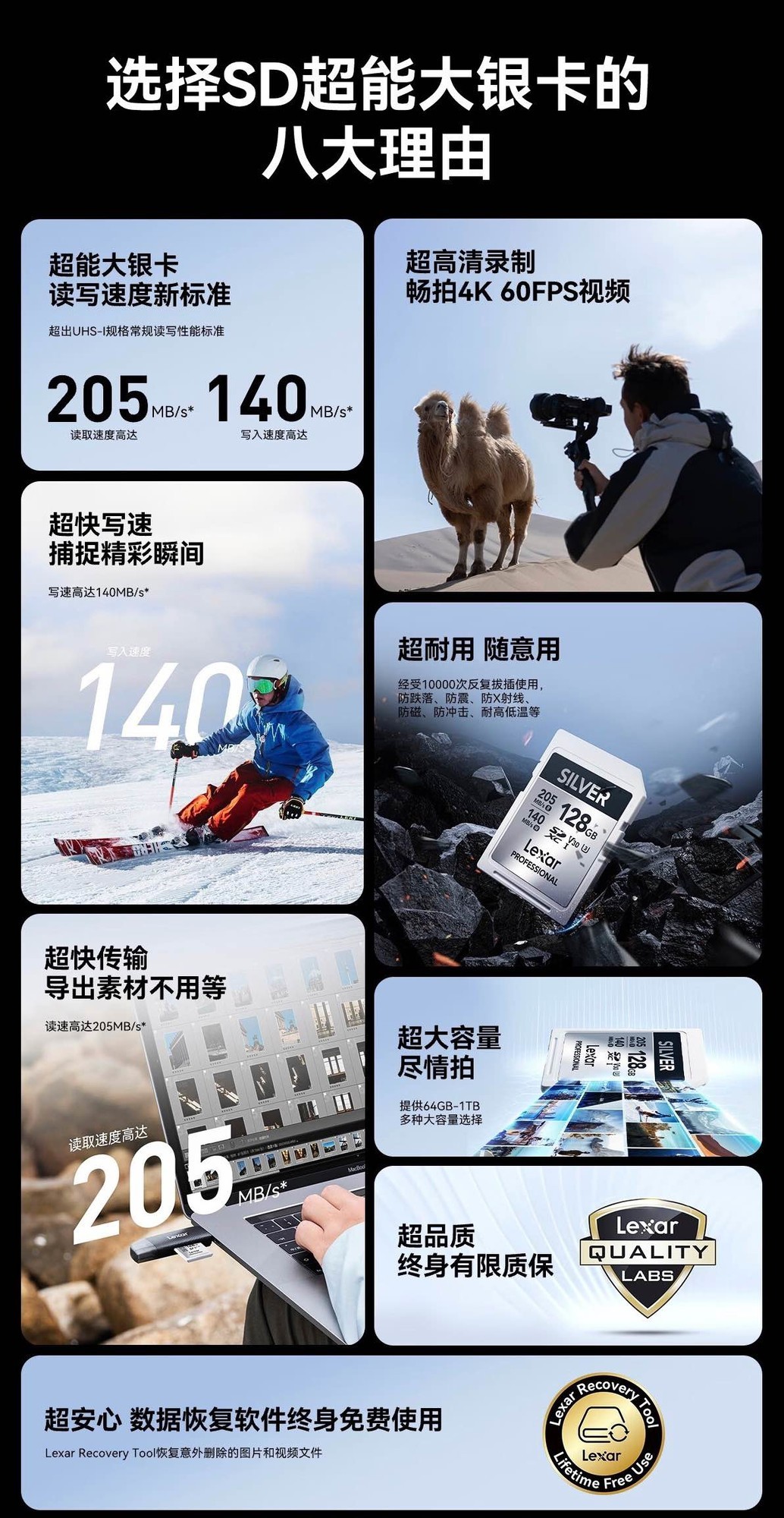 205MB/sд140MB/s  ׿ɳSLIVER SD128GB179Ԫ