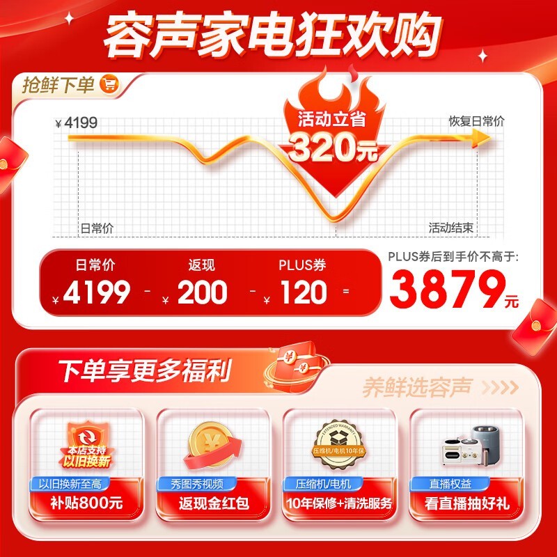 【手慢无】特价优惠!容声双净系列BCD-526WD1MPA 风冷多门冰箱仅售3460元