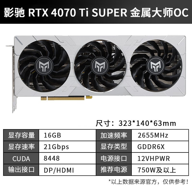 ޡӰ RTX 4070TI SUPER Կ 5983Ԫ