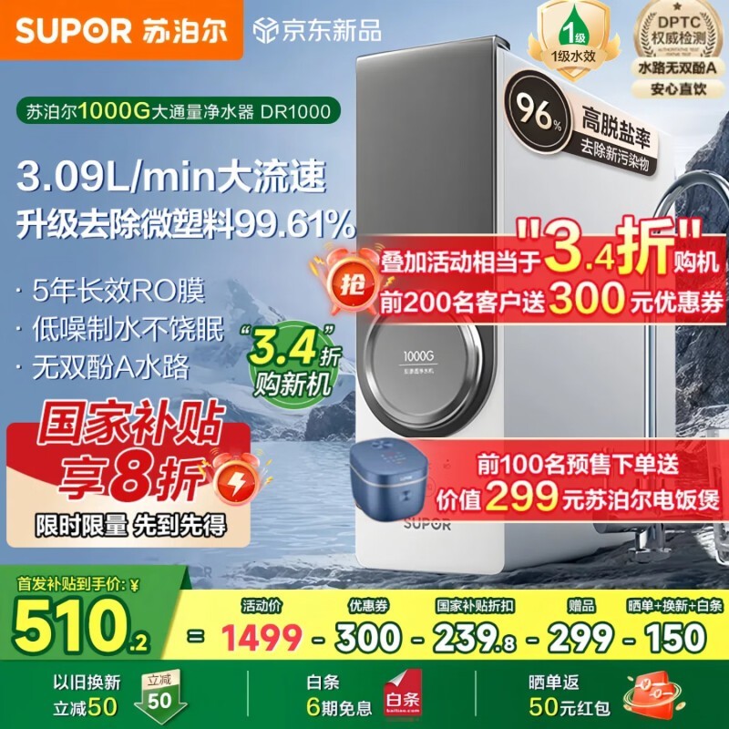 ղ1000GͨˮRO͸500Ԫ