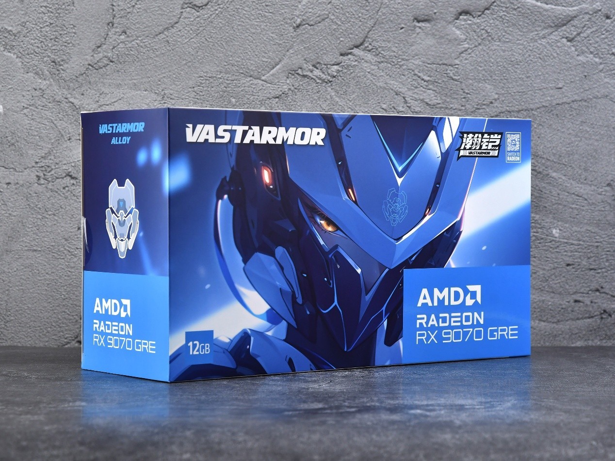 VASTARMOR Radeon RX 9070 GREϽɫײ⣺Լ۱ȳԽRTX 5070