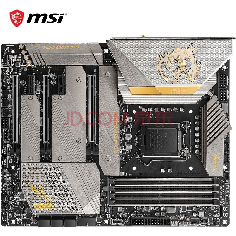 微星（MSI） MEG Z590 ACE GOLDEDITION战神至臻 24K金箔定制电脑主板