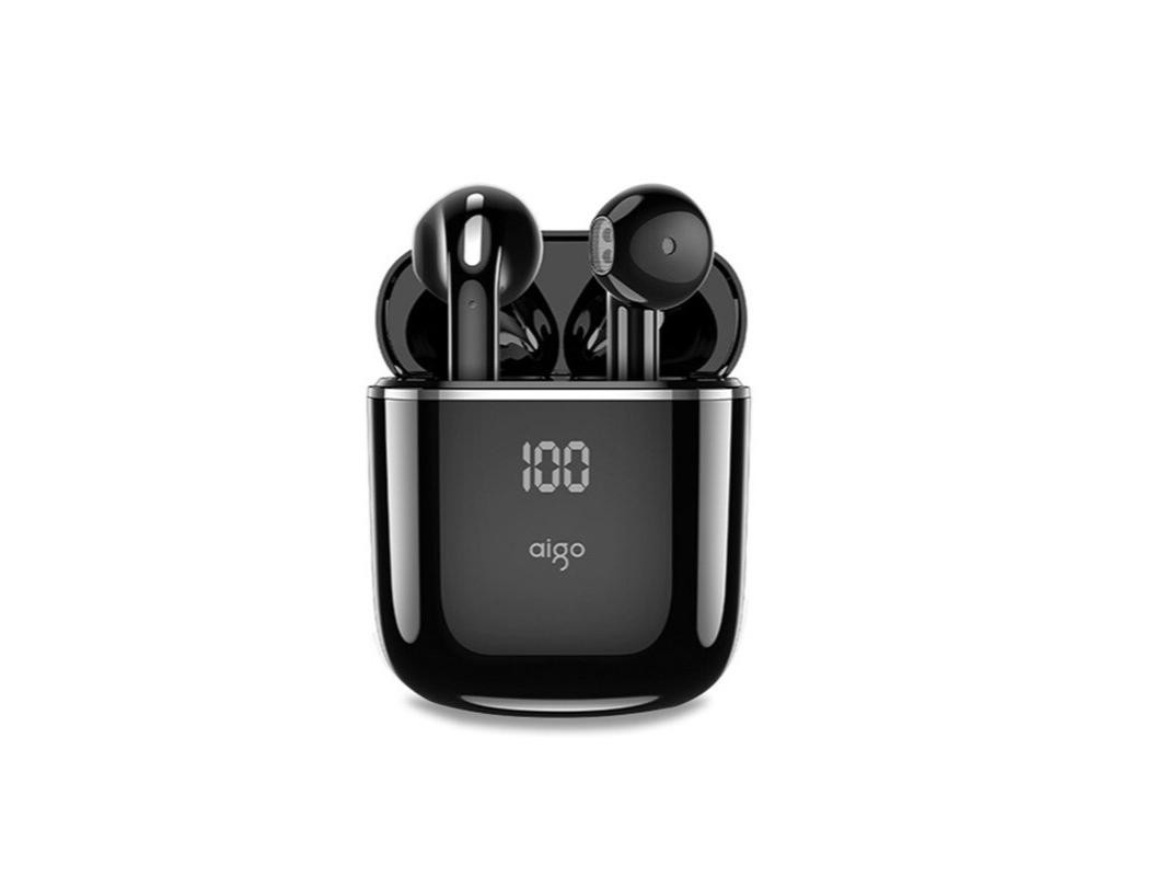 aigo（爱国者） TWS蓝牙耳机T90 耀石黑