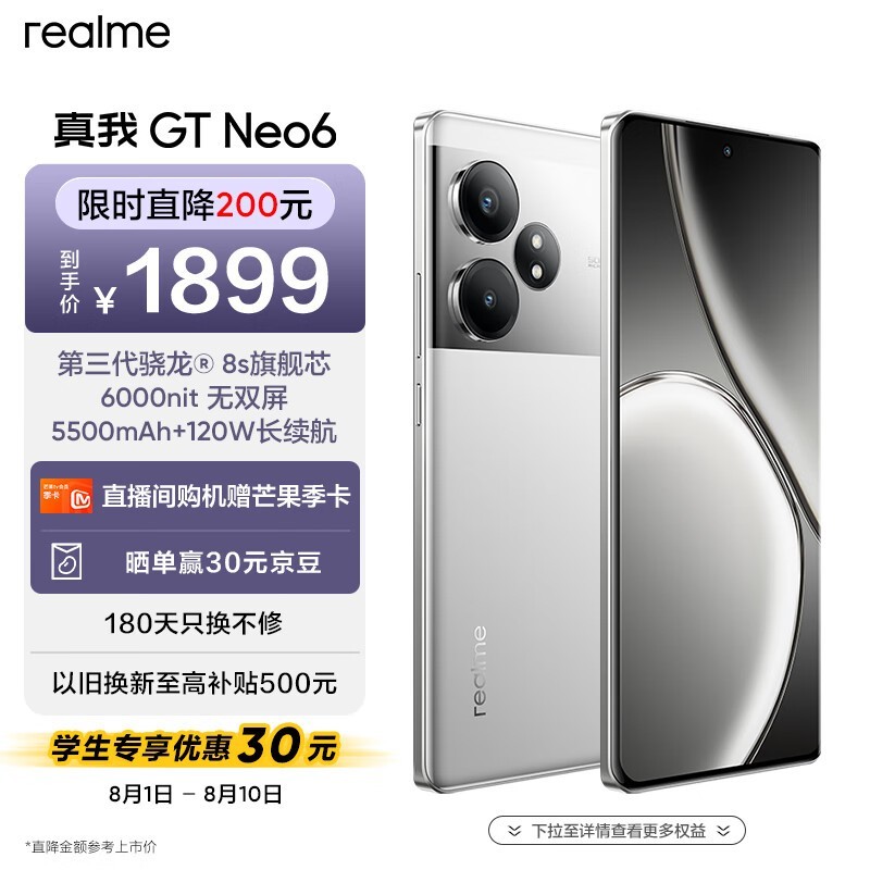  GT Neo6(12GB/256GB)