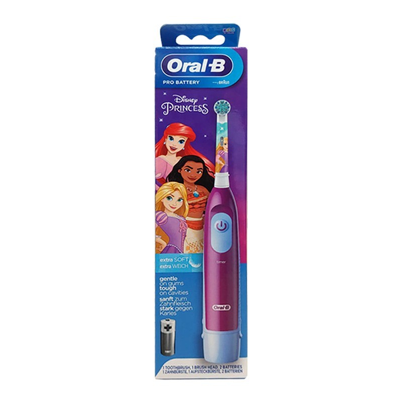 Oral-B 欧乐B 欧乐-B OralB/欧乐B儿童电动牙刷DB4510迪士尼卡通电池款适合3岁以上宝宝