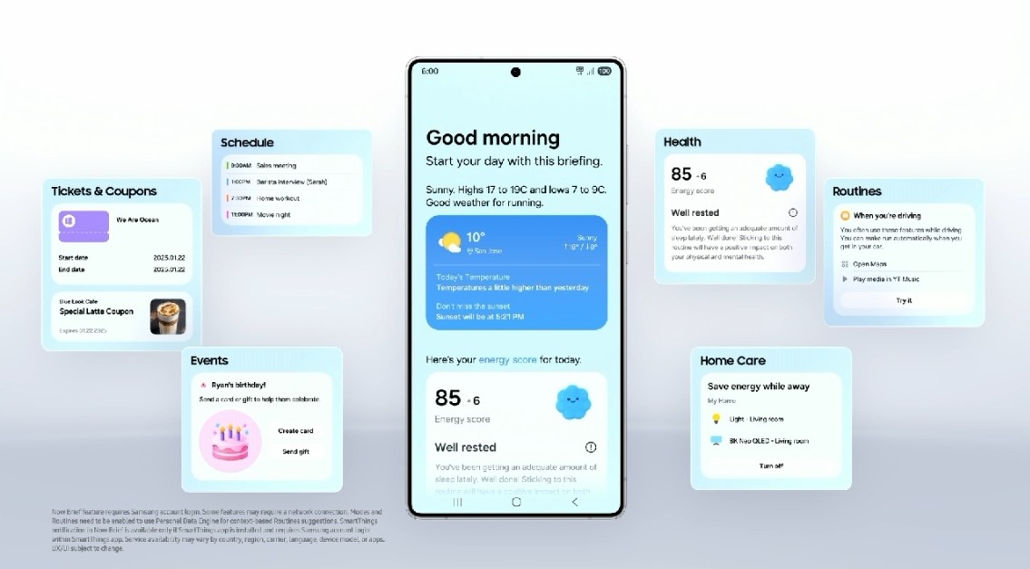 三星Galaxy S25系列支持丰富的AI生活功能