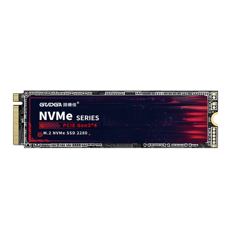 固德佳 GUDGA GVL NVMe PCIe3.0 M2固态硬盘2TB1TB512G台式电脑笔记本SSD