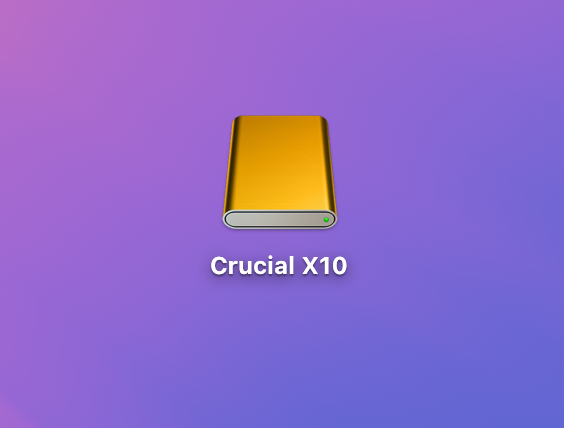 Macݰ Crucial Ӣ X10 ƶ̬Ӳ