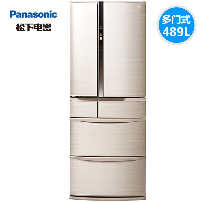 Panasonic 松下 NR-FC50VT-N5 风冷多门冰箱 489L 香槟金