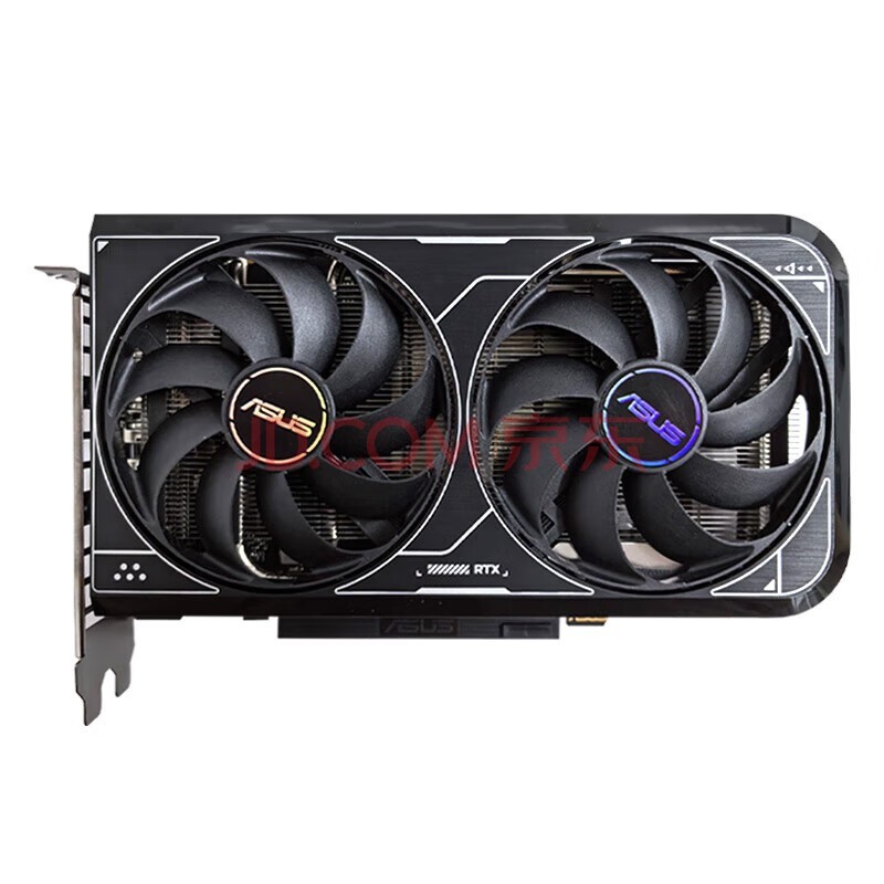 华硕（ASUS） DUAL/ATS RTX4060/RTX4060TI O8G电竞特工台式组装机游戏独立显卡 DUAL-RTX4060 O8G-V2雪豹