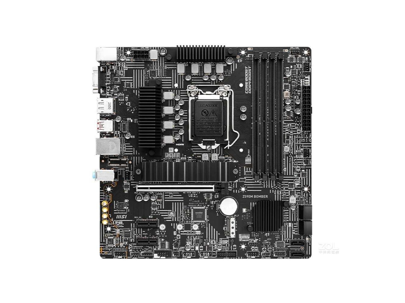 msi微星(msi) Z590 Z590M BOMBER