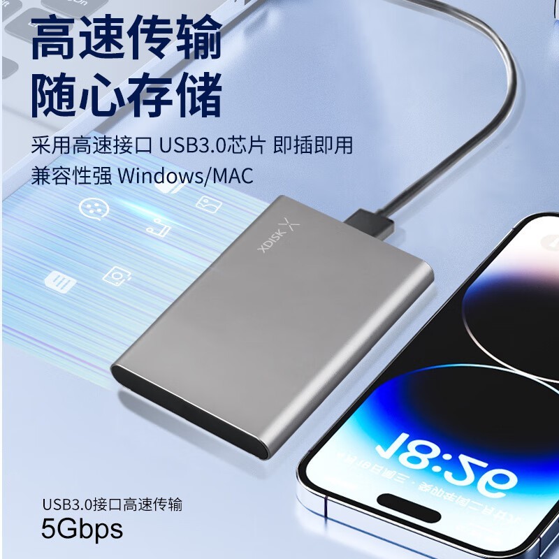 ޡСX9 Pro USB3.0ƶӲ1TB 158Ԫ