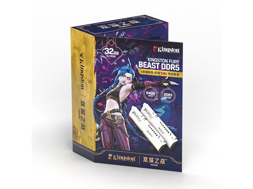 ʿ FURY BeastҰDDR5 6400Ӣ˫֮ս޶ 32GB216GB