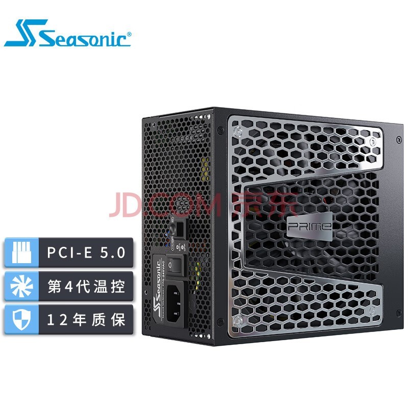 SEASONIC 1300W PRIME콢׽ԵԴ PCIe5.0 16-pin12VHPWR֧4090