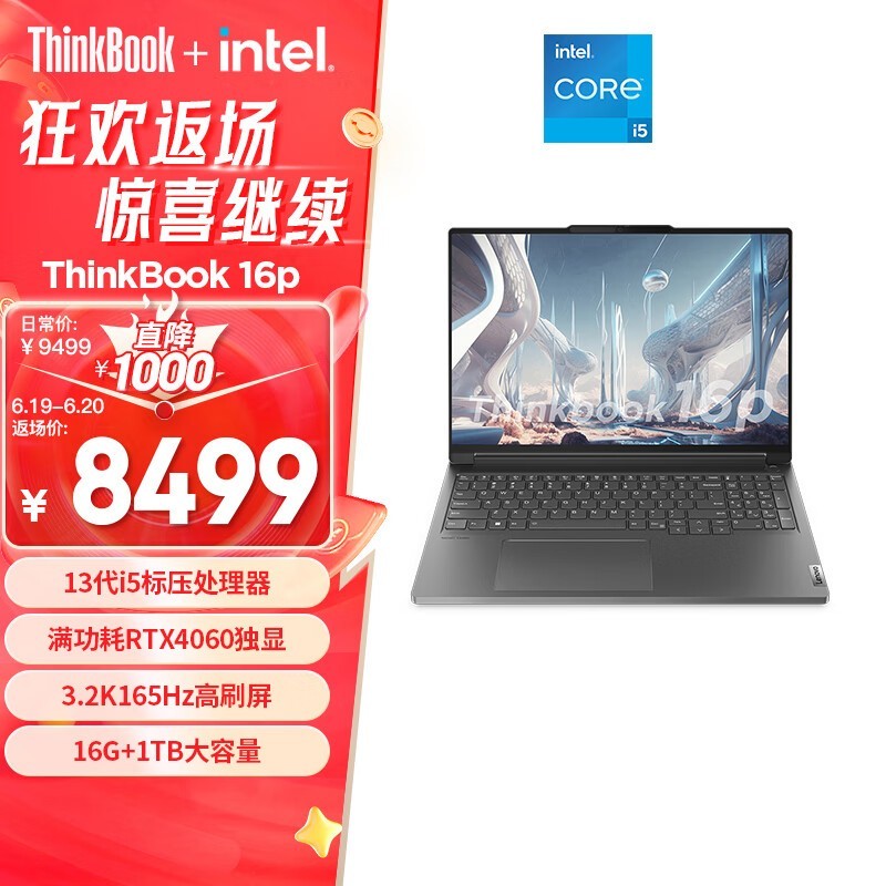 ThinkBook 16p 2023(21J8001NCD)